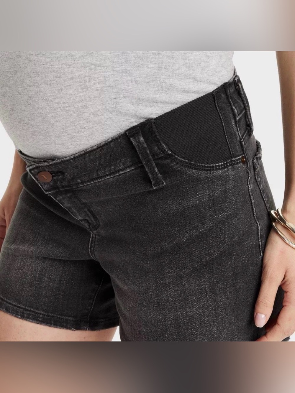 Maternity Denim Shorts